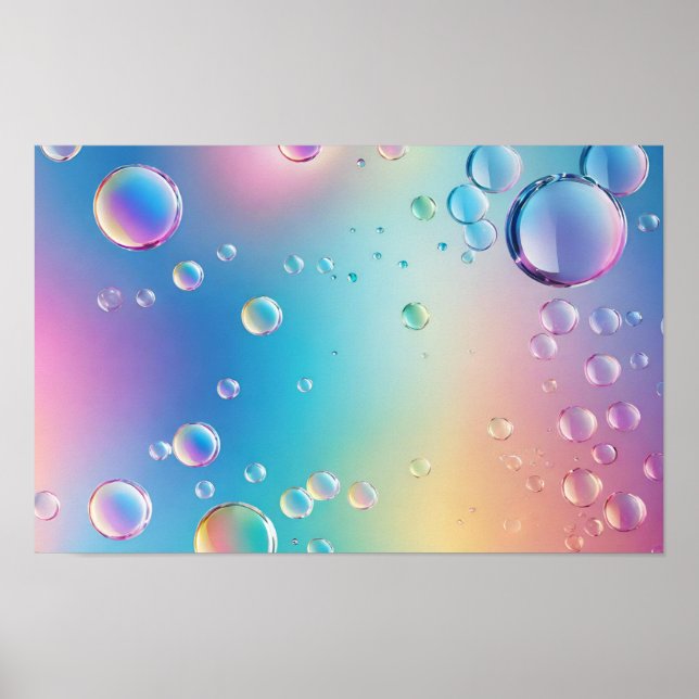 Póster Reflejando un Espectro de Colores (Frente)