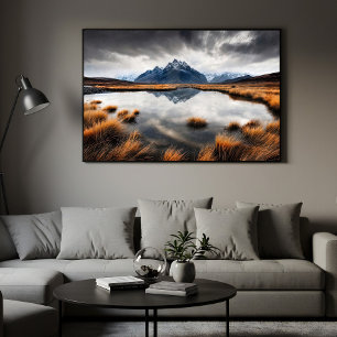 Póster Reflejo de la tormenta