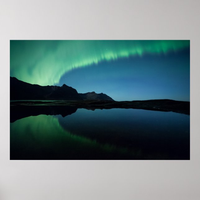 Póster Reflejo de las luces del norte (Frente)