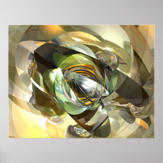 Póster Reflejo de sección cruzada