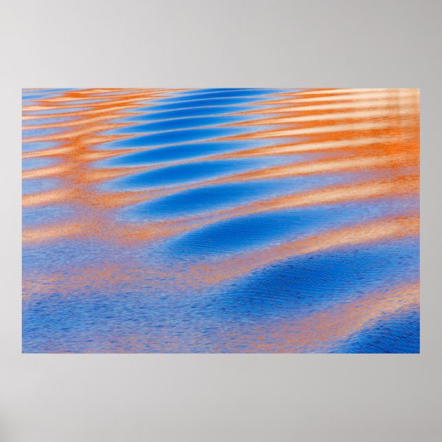 Póster Reflejo del acantilado en el lago Powell | Glen Ca (Frente)