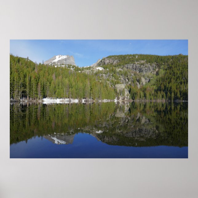 Póster Reflejo del lago Bear I (Frente)