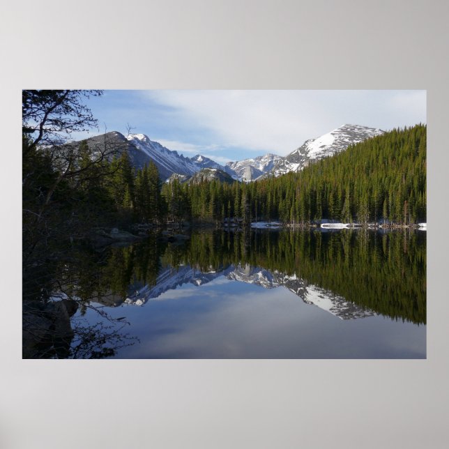 Póster Reflejo del lago Bear II (Frente)