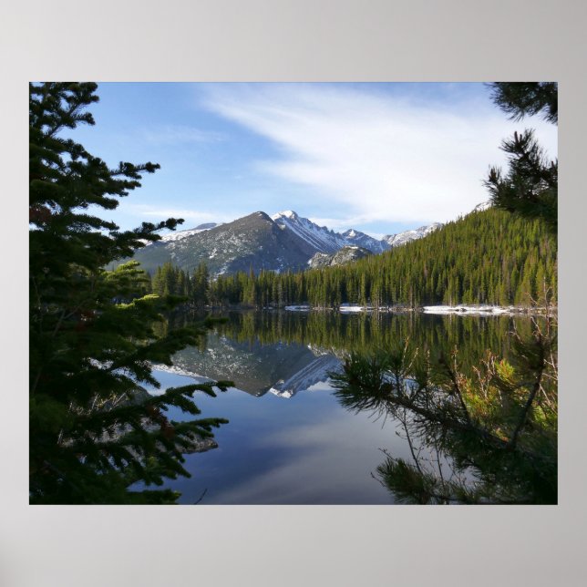 Póster Reflejo del lago Bear III (Frente)