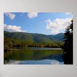 Póster Reflejo del lago Indian Boundary