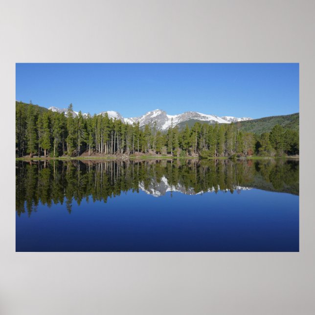 Póster Reflejo del lago Sprague (Frente)