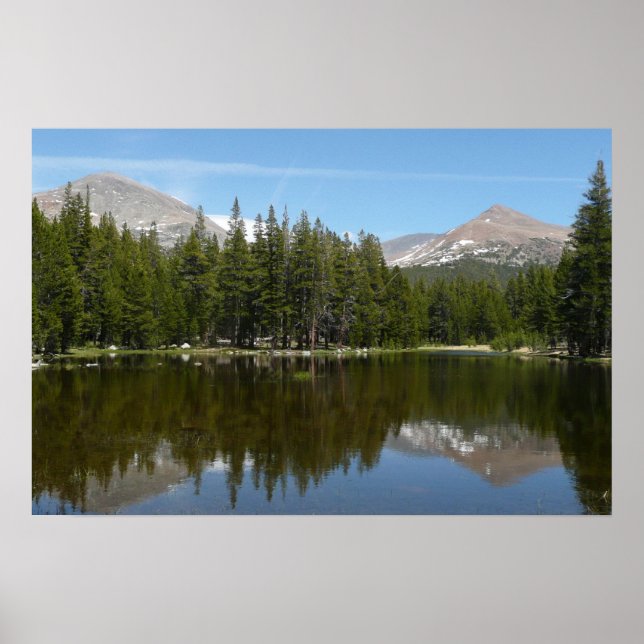 Póster Reflejo del lago Yosemite (Frente)
