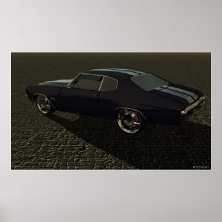 Póster reflejos de adoquín