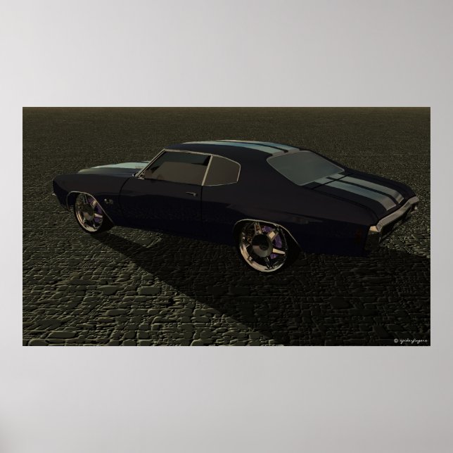 Póster reflejos de adoquín (Frente)