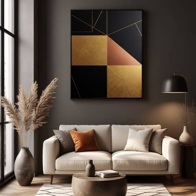 Póster Reflejos de Oro Geometría (Subido por el creador)