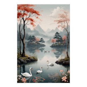 Póster Reflejos de Serenidad