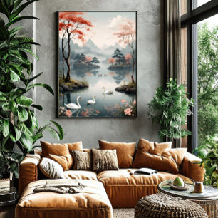 Póster Reflejos de Serenidad