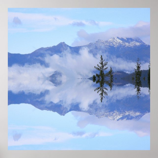 Póster Reflejos de Trinity Alps...... (Frente)