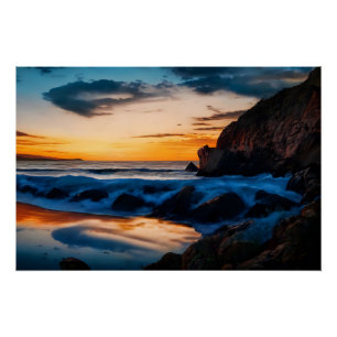 Póster Reflejos del amanecer