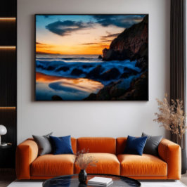 Póster Reflejos del Amanecer