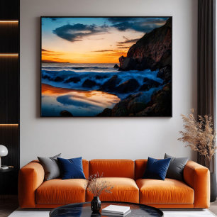 Póster Reflejos del Amanecer