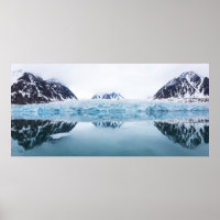 Reflejos del glaciar, Noruega