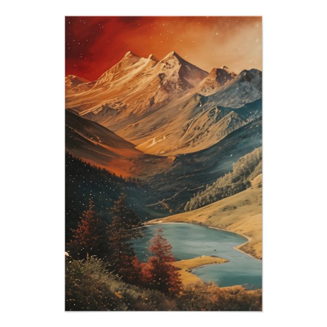 Póster Reflejos del Lago Místico (Anverso)