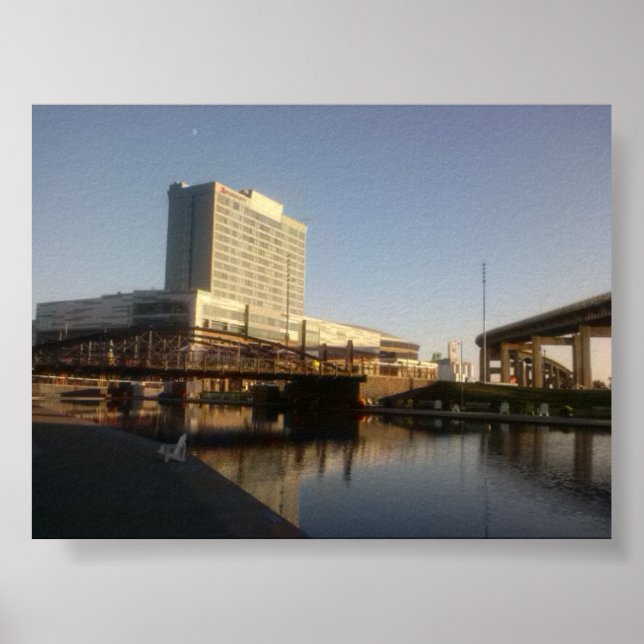Póster Reflejos en Canalside (Frente)