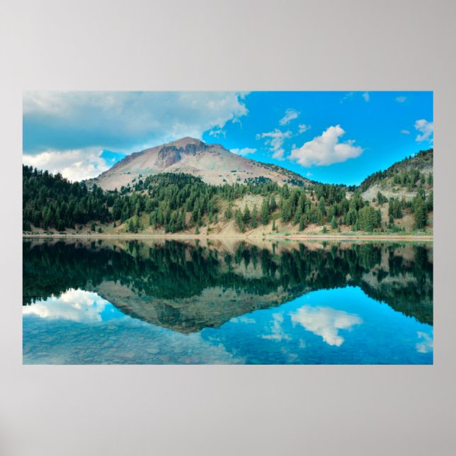 Póster Reflejos en el lago Helen (Frente)