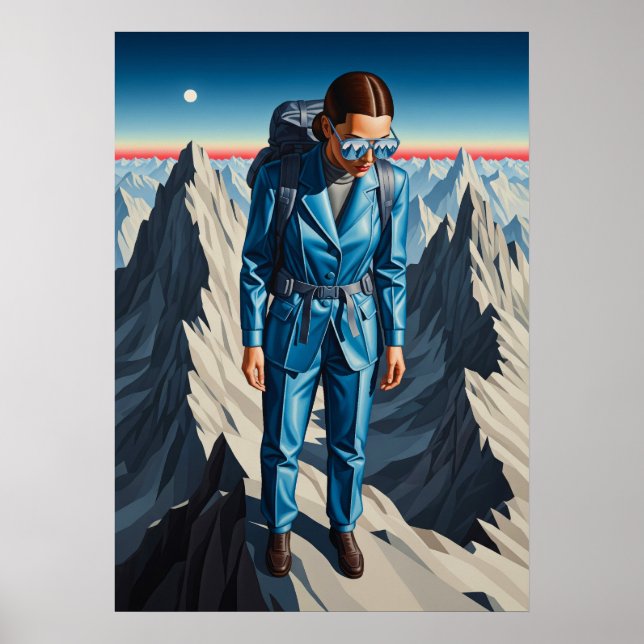 Póster RÉFLEXION DANS LE FROID (Reflexión en el frío) - (Frente)