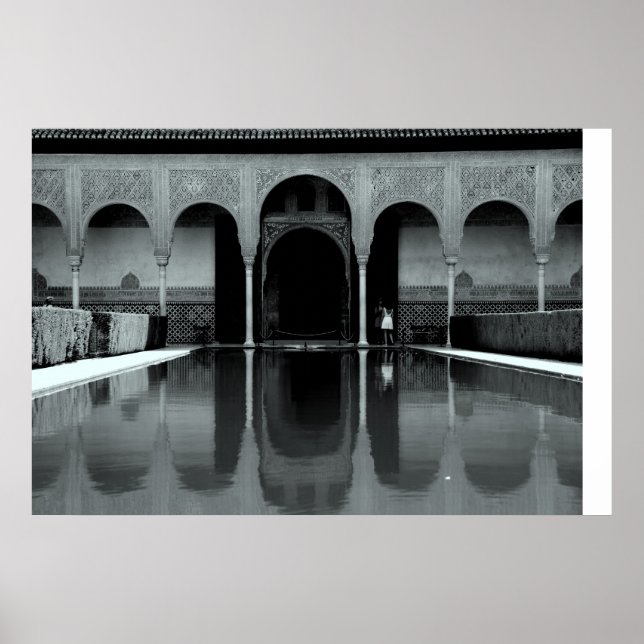 Póster Reflexión de Alhambra (Frente)