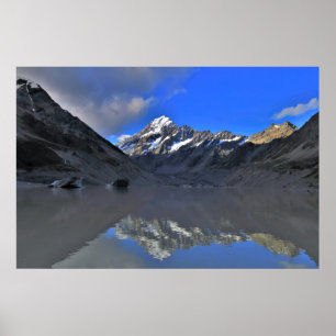 Póster Reflexión de Aoraki