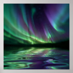 Póster Reflexión de Aurora Mesmerizadora - Detalle del ag