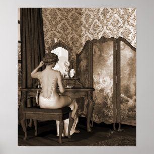 Póster Reflexión de Boudoir