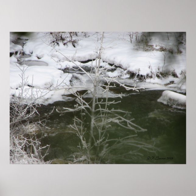 Póster Reflexión de hielo (Frente)