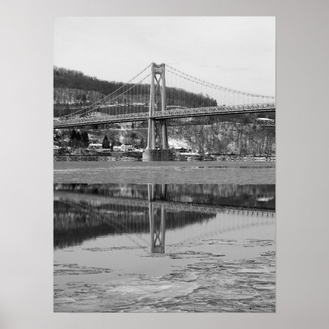 Póster Reflexión de Icy Bridge Tower (Frente)