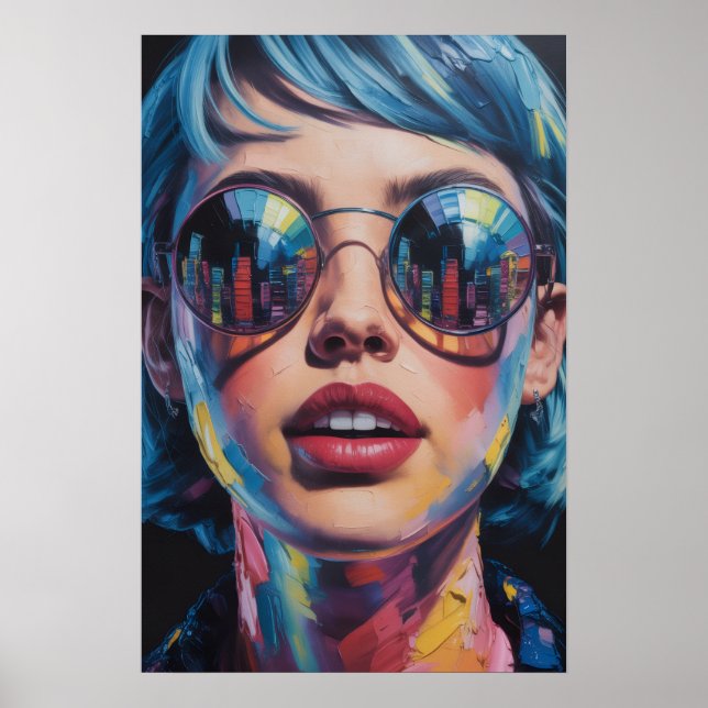 Póster Reflexión de la ciudad (Frente)