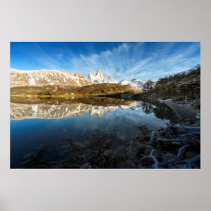 Póster Reflexión De La Patagonia