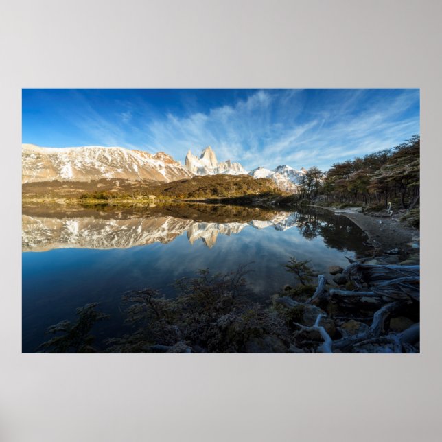 Póster Reflexión De La Patagonia (Frente)