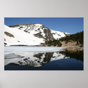 Póster Reflexión de montaña