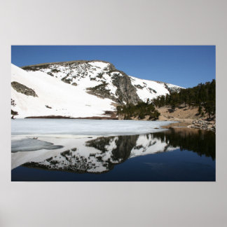 Póster Reflexión de montaña