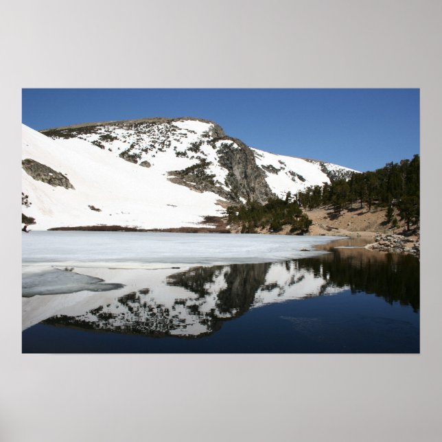 Póster Reflexión de montaña (Frente)