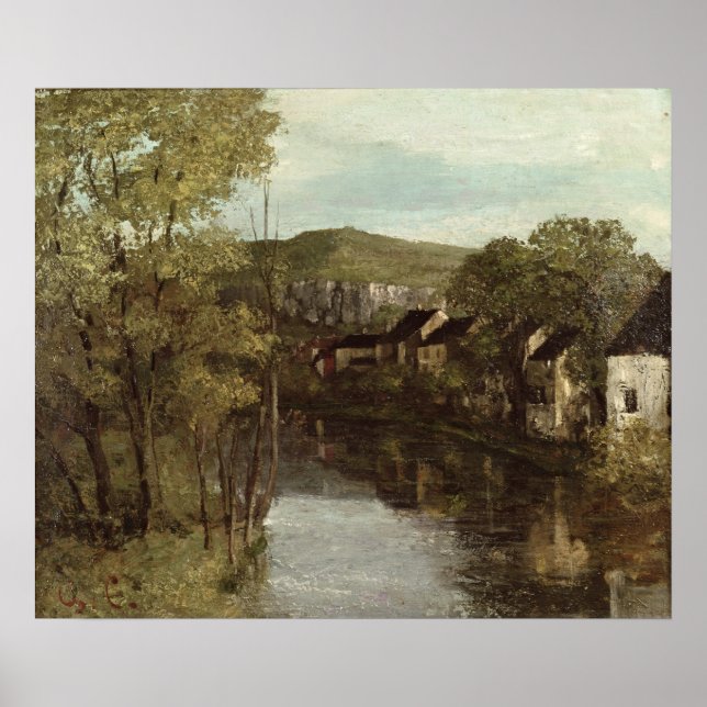 Póster Reflexión de Ornans, c.1872 (Frente)