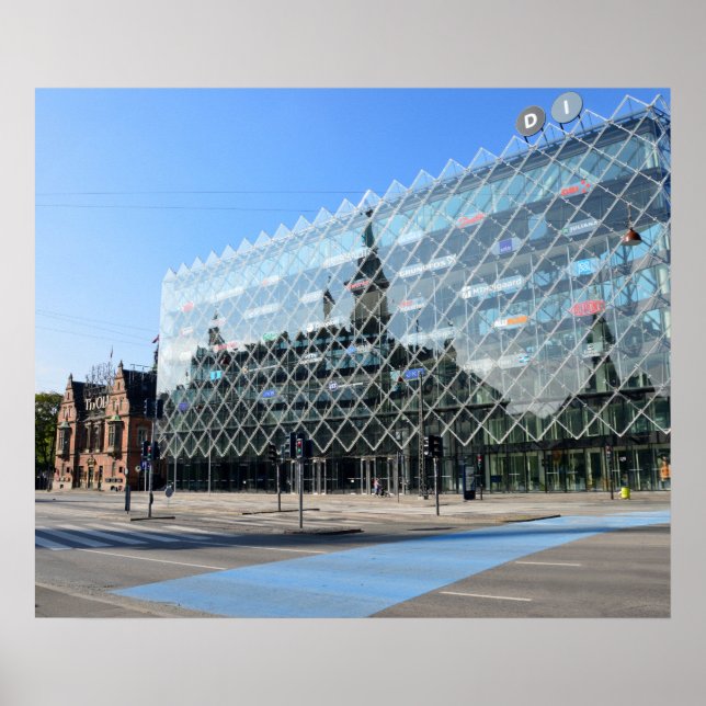 Póster Reflexión del ayuntamiento de Copenhague (Frente)