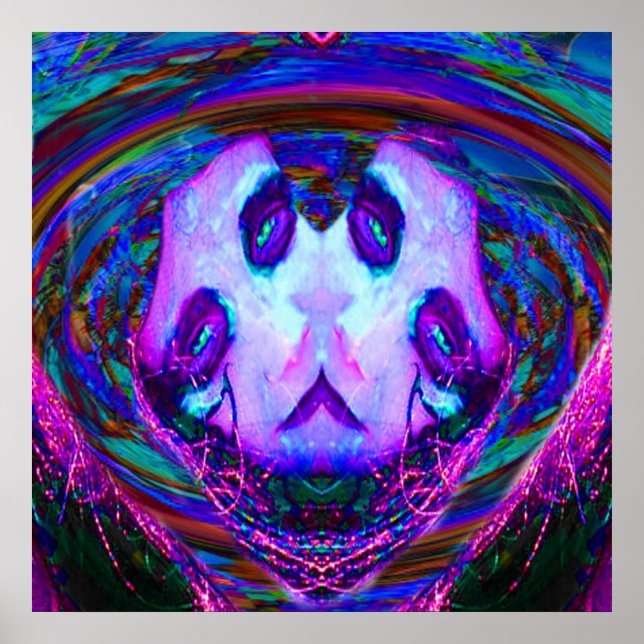 Póster Reflexión del espejo (Frente)