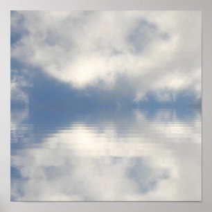 Póster Reflexión en el agua