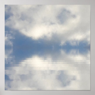 Póster Reflexión en el agua