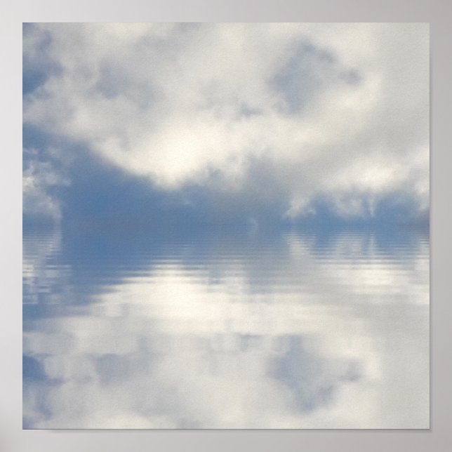 Póster Reflexión en el agua (Frente)