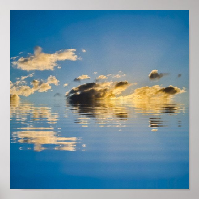 Póster Reflexión en el agua (Frente)