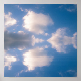 Póster Reflexión en el agua