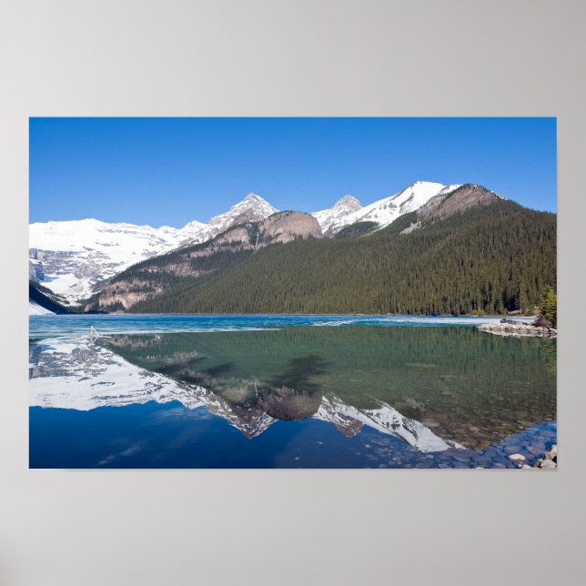 Póster Reflexión en el lago Louise - Banff NP, Canadá (Frente)