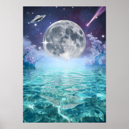 Póster Reflexión Galáctica