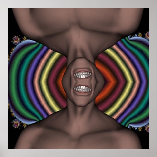 Póster Reflexión sobre el horror (Frente)