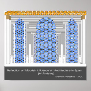 Póster Reflexión sobre la arquitectura morisca en España