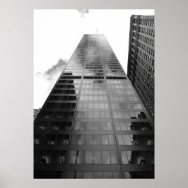 Póster Reflexión sobre rascacielos de Nueva York - Impres